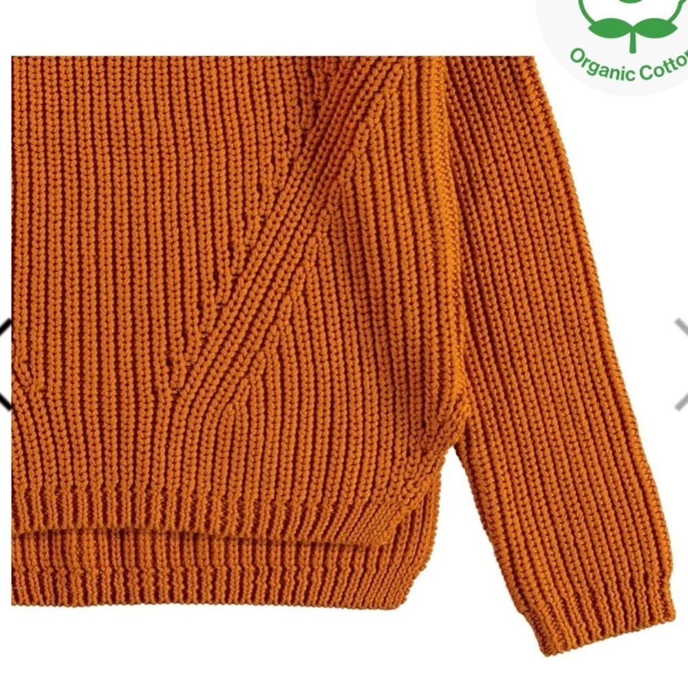 Molo Kids' Organic Cotton Sweater - Autumn brown Euro 110/116 U.S. 5 to 6 years - Picture 4 of 6